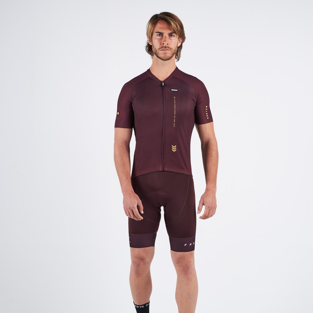 Maillot m. corta Faster Mustard Wino Chico