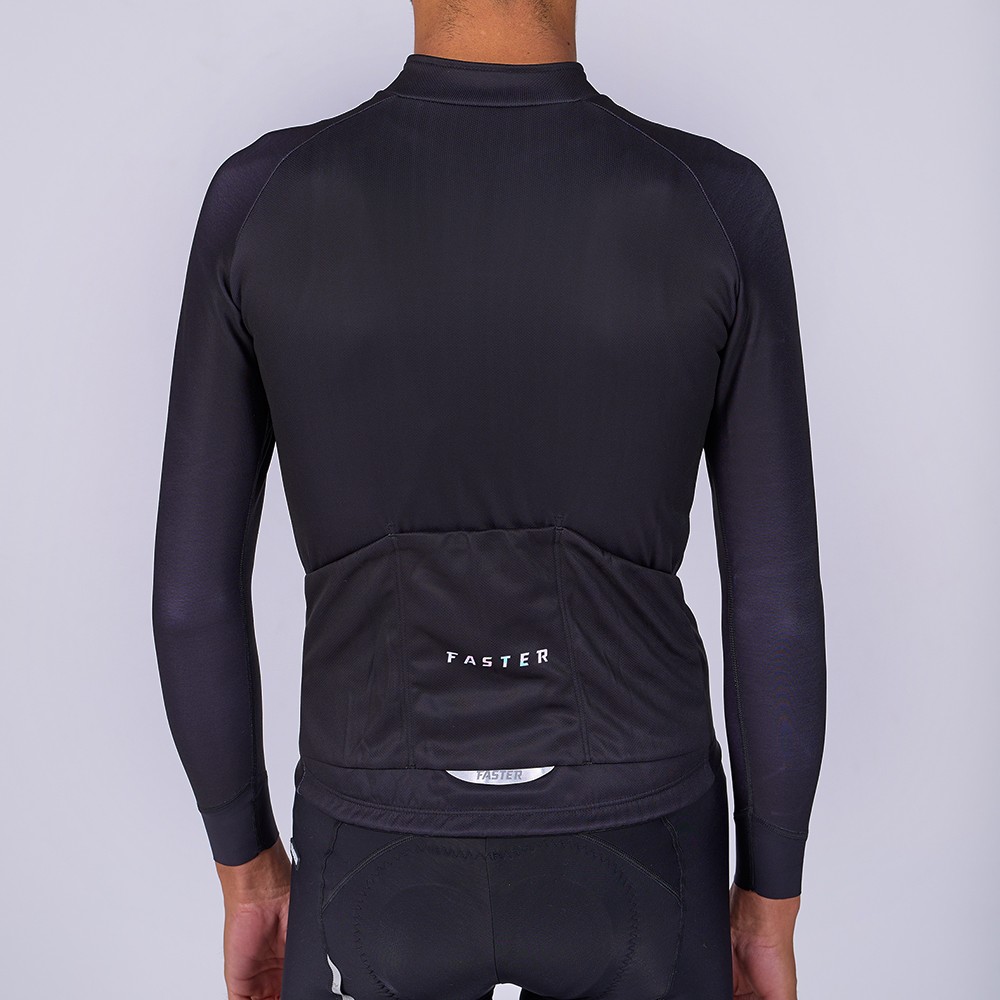 Maillot m. larga Warm Black z4