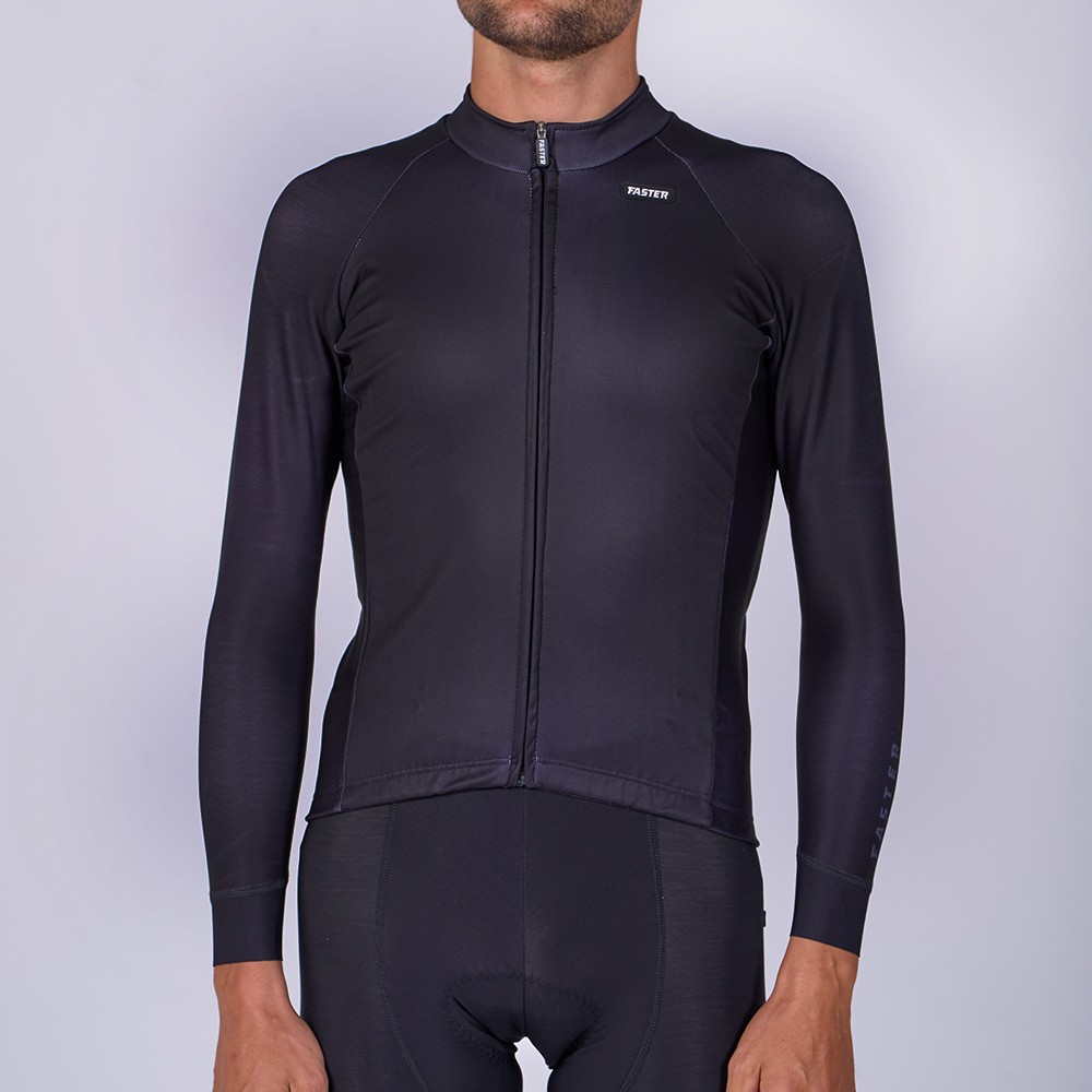 Maillot m. larga Warm Black z4