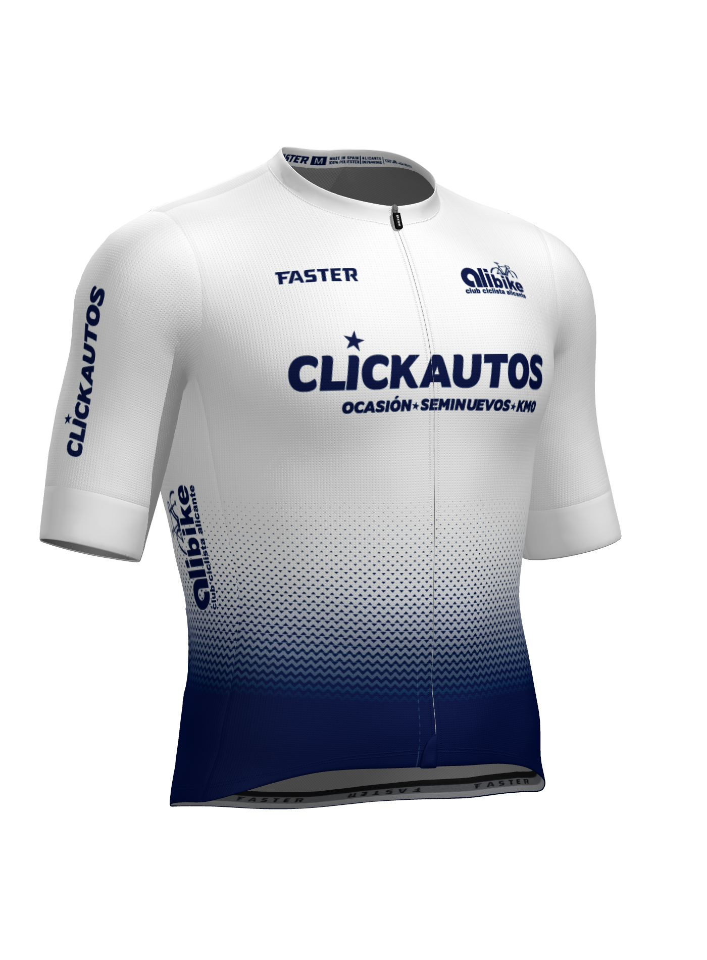 Maillot SUPREME chico blanco CC Alibike