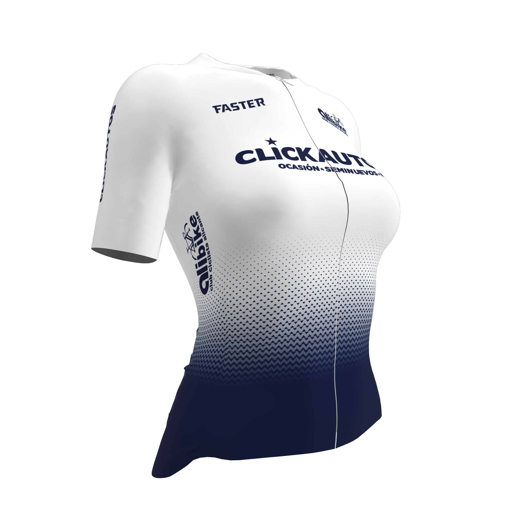 Maillot INVICTUS chica blanco CC Alibike
