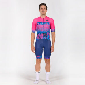 MAILLOT CORTO CLUB FUCSIA